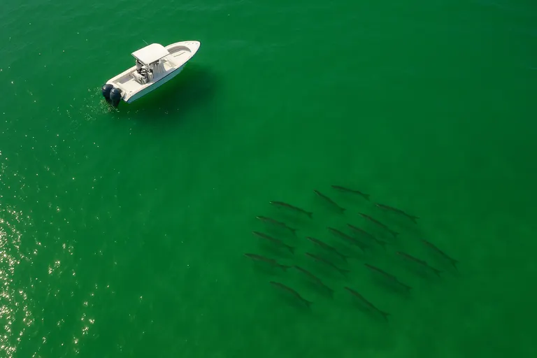 Anna Maria Island tarpon cruise in summer